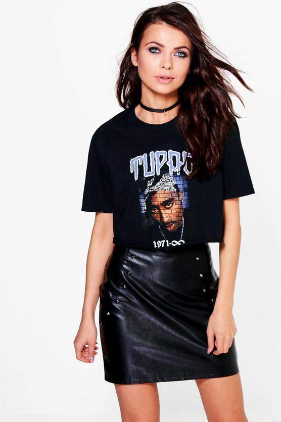 Alexandra 2 Pac Oversized Band Crop Top